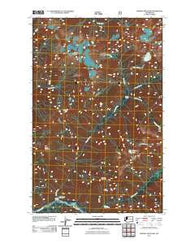 Downey Mountain Washington Historical topographic map, 1:24000 scale, 7.5 X 7.5 Minute, Year 2011
