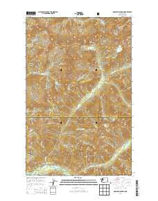 Downey Mountain Washington Current topographic map, 1:24000 scale, 7.5 X 7.5 Minute, Year 2014