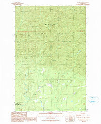 Dry Bed Lakes Washington Historical topographic map, 1:24000 scale, 7.5 X 7.5 Minute, Year 1990