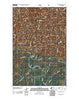 Dry Bed Lakes Washington Historical topographic map, 1:24000 scale, 7.5 X 7.5 Minute, Year 2011