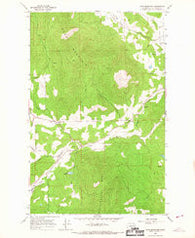 Dunn Mountain Washington Historical topographic map, 1:24000 scale, 7.5 X 7.5 Minute, Year 1965