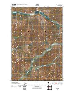 Dusty Washington Historical topographic map, 1:24000 scale, 7.5 X 7.5 Minute, Year 2011