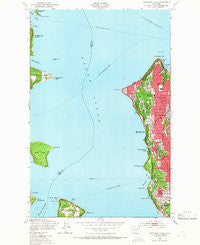 Duwamish Head Washington Historical topographic map, 1:24000 scale, 7.5 X 7.5 Minute, Year 1949