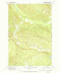 East Canyon Ridge Washington Historical topographic map, 1:24000 scale, 7.5 X 7.5 Minute, Year 1970
