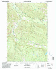 East Canyon Ridge Washington Historical topographic map, 1:24000 scale, 7.5 X 7.5 Minute, Year 1994