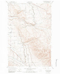 East Kittitas Washington Historical topographic map, 1:24000 scale, 7.5 X 7.5 Minute, Year 1953