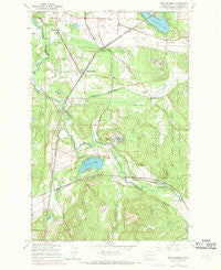 East Olympia Washington Historical topographic map, 1:24000 scale, 7.5 X 7.5 Minute, Year 1959