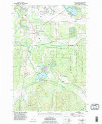 East Olympia Washington Historical topographic map, 1:24000 scale, 7.5 X 7.5 Minute, Year 1990