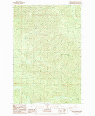 East of Raymond Washington Historical topographic map, 1:24000 scale, 7.5 X 7.5 Minute, Year 1986