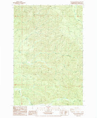 East of Raymond Washington Historical topographic map, 1:24000 scale, 7.5 X 7.5 Minute, Year 1986