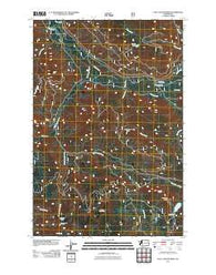 East Canyon Ridge Washington Historical topographic map, 1:24000 scale, 7.5 X 7.5 Minute, Year 2011
