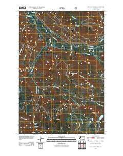 East Canyon Ridge Washington Historical topographic map, 1:24000 scale, 7.5 X 7.5 Minute, Year 2011
