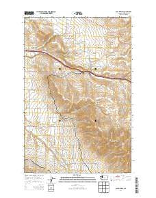 East Kittitas Washington Current topographic map, 1:24000 scale, 7.5 X 7.5 Minute, Year 2014