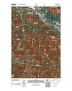 Easton Washington Historical topographic map, 1:24000 scale, 7.5 X 7.5 Minute, Year 2011