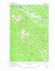 Easton Washington Historical topographic map, 1:62500 scale, 15 X 15 Minute, Year 1961