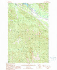 Easton Washington Historical topographic map, 1:24000 scale, 7.5 X 7.5 Minute, Year 1989