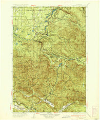 Eatonville Washington Historical topographic map, 1:125000 scale, 30 X 30 Minute, Year 1937