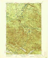 Eatonville Washington Historical topographic map, 1:125000 scale, 30 X 30 Minute, Year 1937