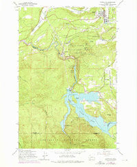 Eatonville Washington Historical topographic map, 1:24000 scale, 7.5 X 7.5 Minute, Year 1959