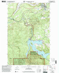Eatonville Washington Historical topographic map, 1:24000 scale, 7.5 X 7.5 Minute, Year 1998