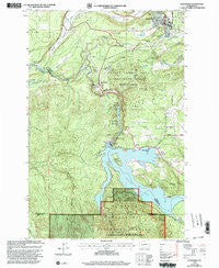 Eatonville Washington Historical topographic map, 1:24000 scale, 7.5 X 7.5 Minute, Year 1998
