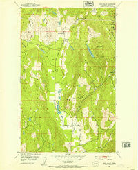 Echo Valley Washington Historical topographic map, 1:24000 scale, 7.5 X 7.5 Minute, Year 1952