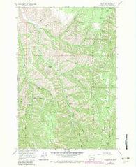 Eckler Mtn Washington Historical topographic map, 1:24000 scale, 7.5 X 7.5 Minute, Year 1967
