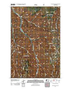 Eckler Mountain Washington Historical topographic map, 1:24000 scale, 7.5 X 7.5 Minute, Year 2011