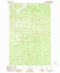 Edds Mountain Washington Historical topographic map, 1:24000 scale, 7.5 X 7.5 Minute, Year 1988
