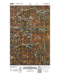 Edds Mountain Washington Historical topographic map, 1:24000 scale, 7.5 X 7.5 Minute, Year 2011