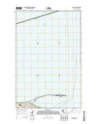 Ediz Hook Washington Current topographic map, 1:24000 scale, 7.5 X 7.5 Minute, Year 2014