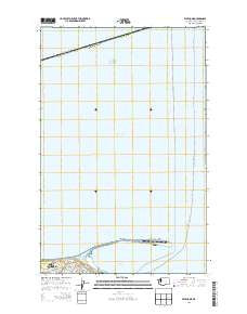 Ediz Hook Washington Current topographic map, 1:24000 scale, 7.5 X 7.5 Minute, Year 2014