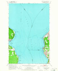 Edmonds West Washington Historical topographic map, 1:24000 scale, 7.5 X 7.5 Minute, Year 1953