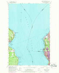 Edmonds West Washington Historical topographic map, 1:24000 scale, 7.5 X 7.5 Minute, Year 1953