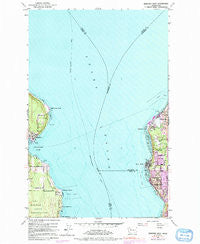 Edmonds West Washington Historical topographic map, 1:24000 scale, 7.5 X 7.5 Minute, Year 1953