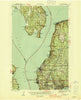 Edmonds Washington Historical topographic map, 1:62500 scale, 15 X 15 Minute, Year 1942