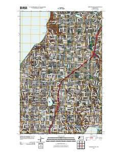Edmonds East Washington Historical topographic map, 1:24000 scale, 7.5 X 7.5 Minute, Year 2011