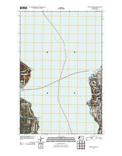 Edmonds West Washington Historical topographic map, 1:24000 scale, 7.5 X 7.5 Minute, Year 2011