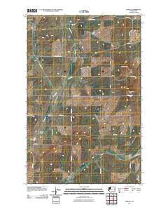 Edwall Washington Historical topographic map, 1:24000 scale, 7.5 X 7.5 Minute, Year 2011