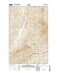 Edwall Washington Current topographic map, 1:24000 scale, 7.5 X 7.5 Minute, Year 2014