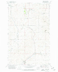 Edwall Washington Historical topographic map, 1:24000 scale, 7.5 X 7.5 Minute, Year 1973