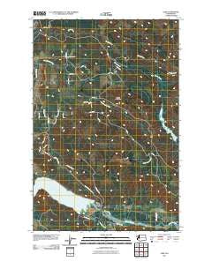Elbe Washington Historical topographic map, 1:24000 scale, 7.5 X 7.5 Minute, Year 2011