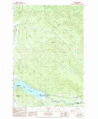 Elbe Washington Historical topographic map, 1:24000 scale, 7.5 X 7.5 Minute, Year 1987