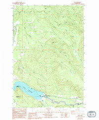 Elbe Washington Historical topographic map, 1:24000 scale, 7.5 X 7.5 Minute, Year 1987