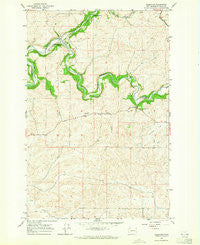 Elberton Washington Historical topographic map, 1:24000 scale, 7.5 X 7.5 Minute, Year 1964