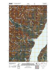 Eldon Washington Historical topographic map, 1:24000 scale, 7.5 X 7.5 Minute, Year 2011