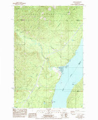 Eldon Washington Historical topographic map, 1:24000 scale, 7.5 X 7.5 Minute, Year 1985
