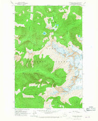 Eldorado Peak Washington Historical topographic map, 1:24000 scale, 7.5 X 7.5 Minute, Year 1963