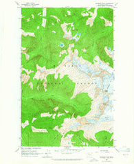 Eldorado Peak Washington Historical topographic map, 1:24000 scale, 7.5 X 7.5 Minute, Year 1963