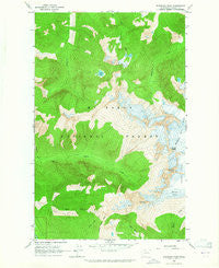 Eldorado Peak Washington Historical topographic map, 1:24000 scale, 7.5 X 7.5 Minute, Year 1963